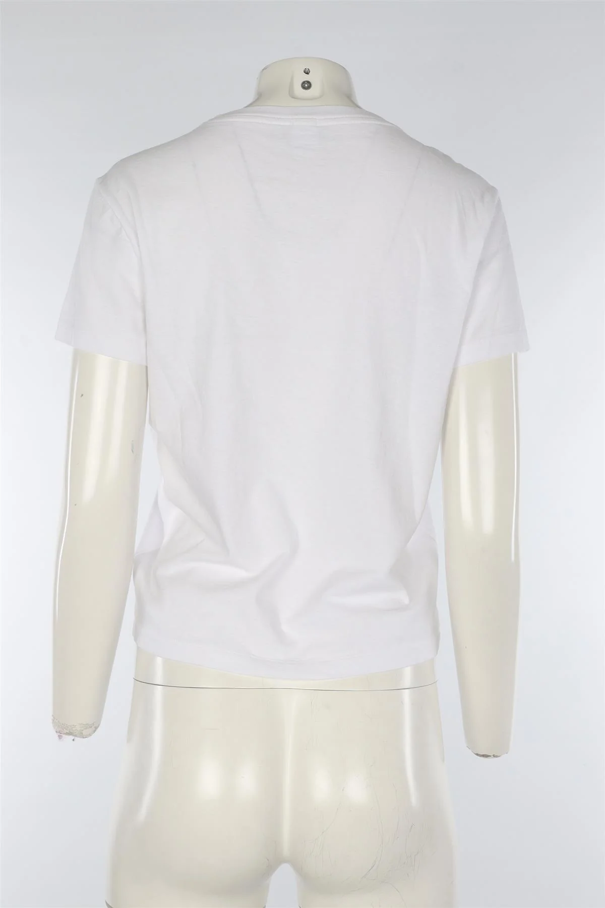 RE/DONE + PAMELA ANDERSON WHITE COTTON T-SHIRT MEDIUM - Image 4