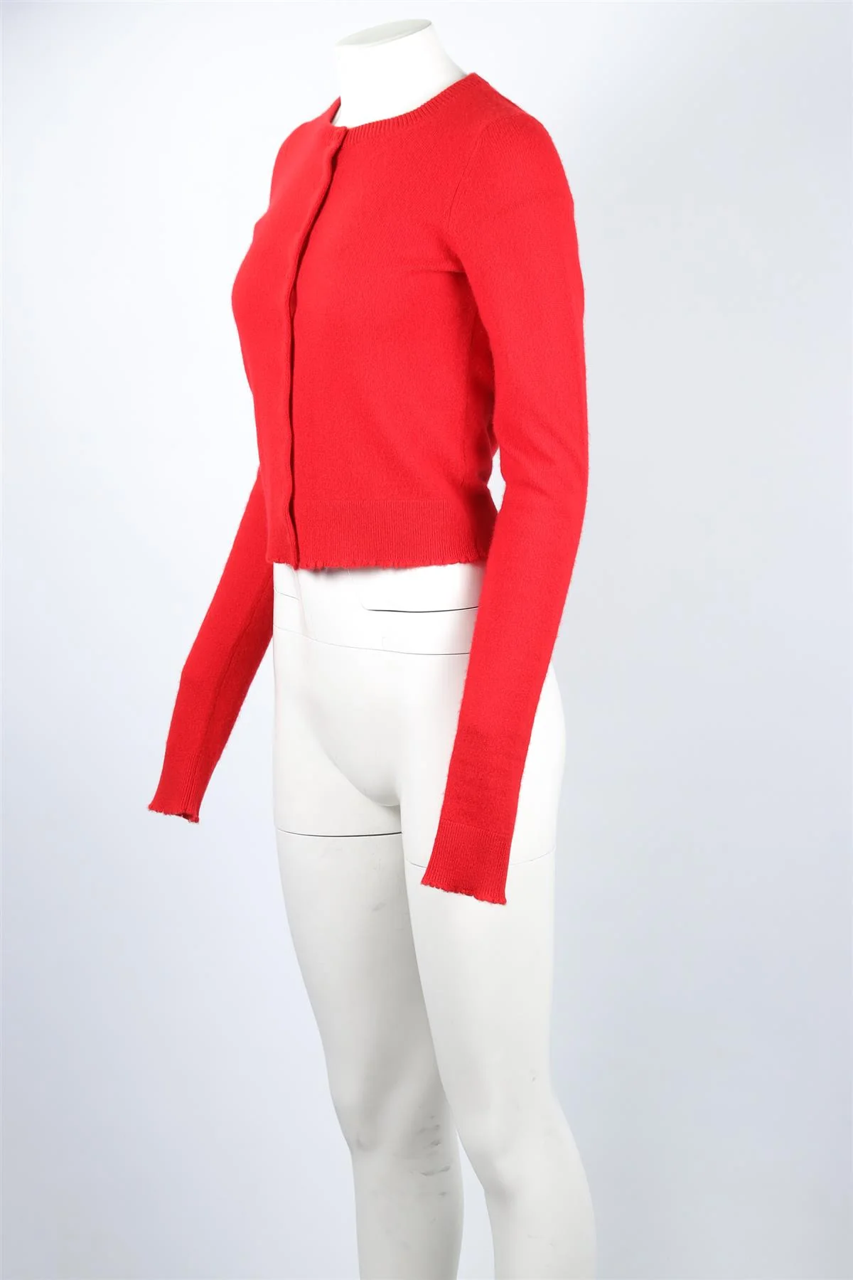 RE/DONE RED CASHMERE CARDIGAN SMALL - Image 3