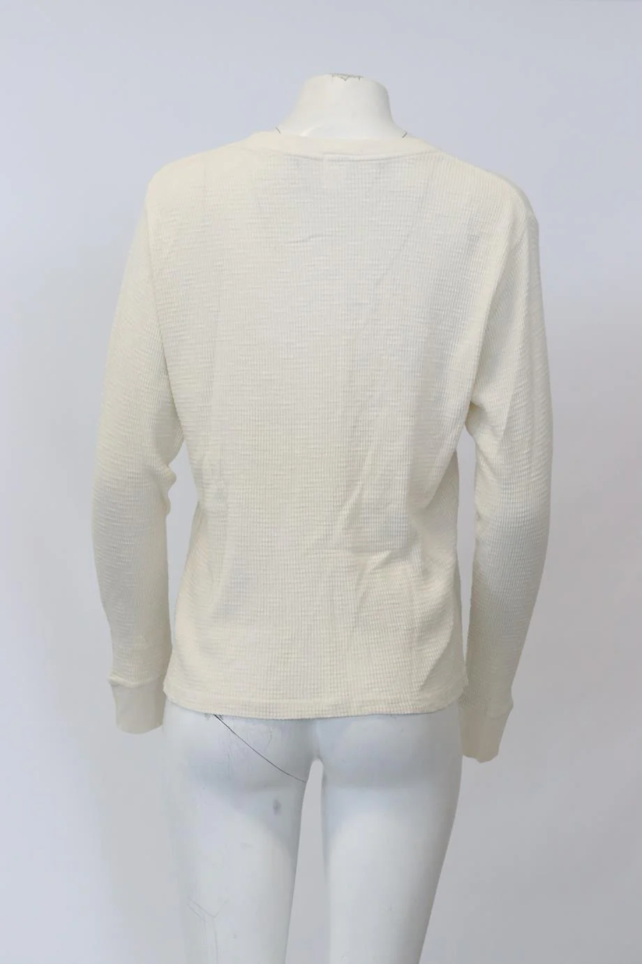 RE/DONE WAFFLE KNIT COTTON TOP MEDIUM - Image 4