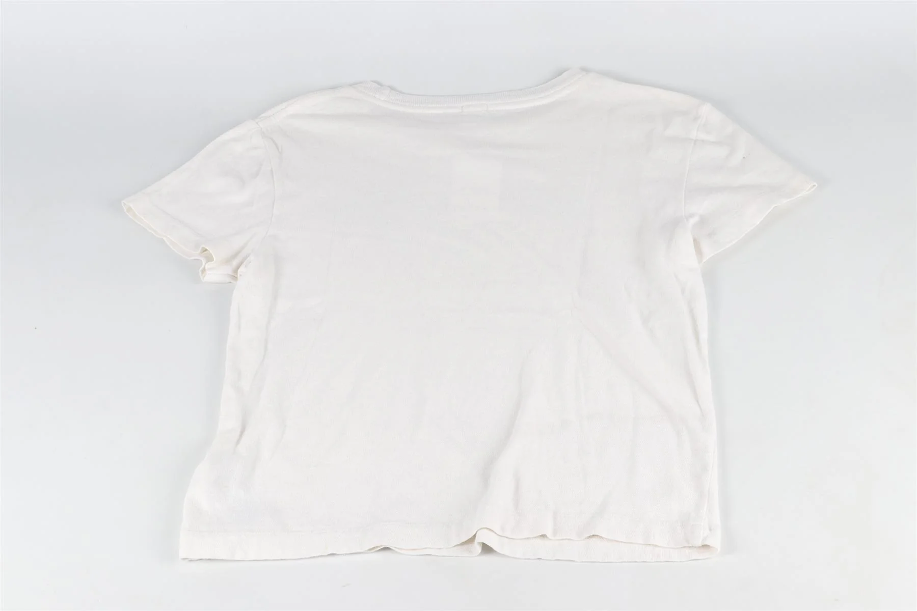 RE/DONE WHITE COTTON T-SHIRT SMALL - Image 5