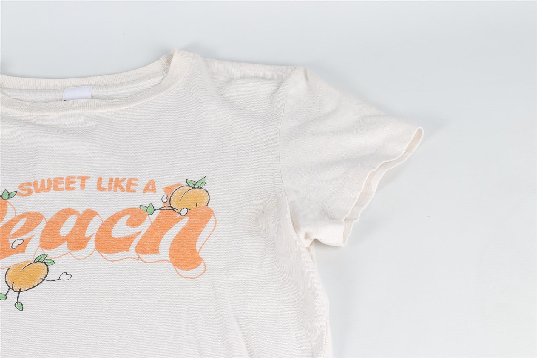 RE/DONE WHITE COTTON T-SHIRT SMALL - Image 4