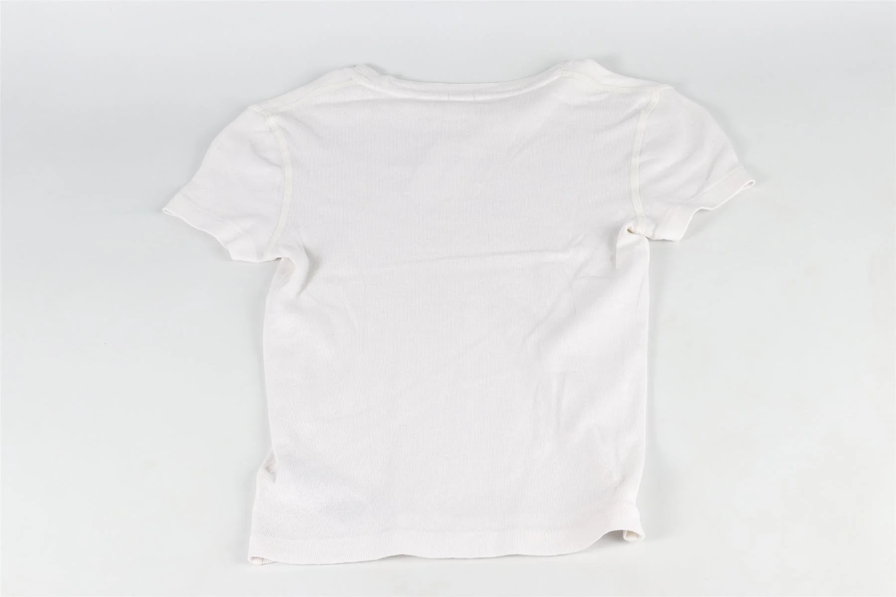 RE/DONE WHITE COTTON T-SHIRT XSMALL - Image 5