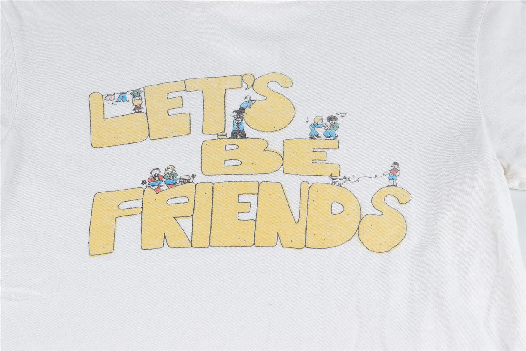 RE/DONE WHITE COTTON T-SHIRT XSMALL - Image 3