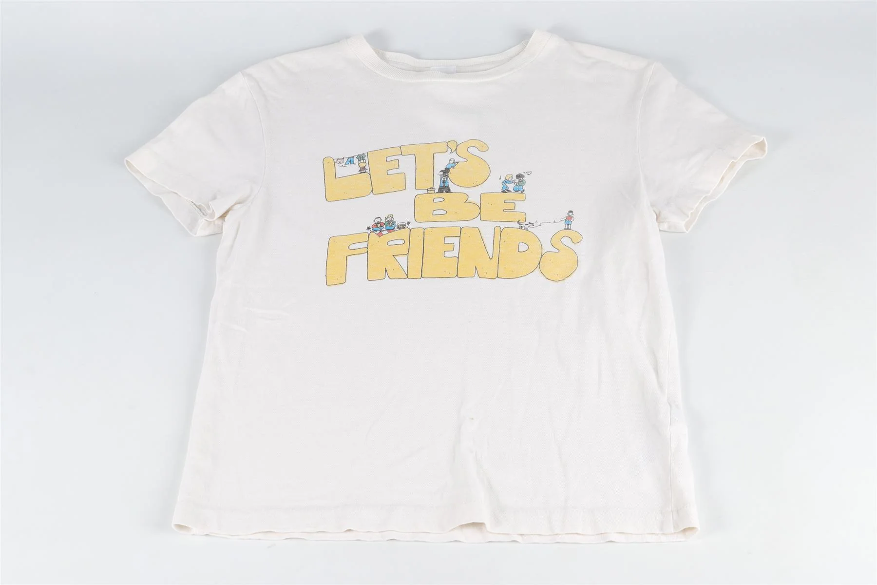 RE/DONE WHITE COTTON T-SHIRT XSMALL - Image 7
