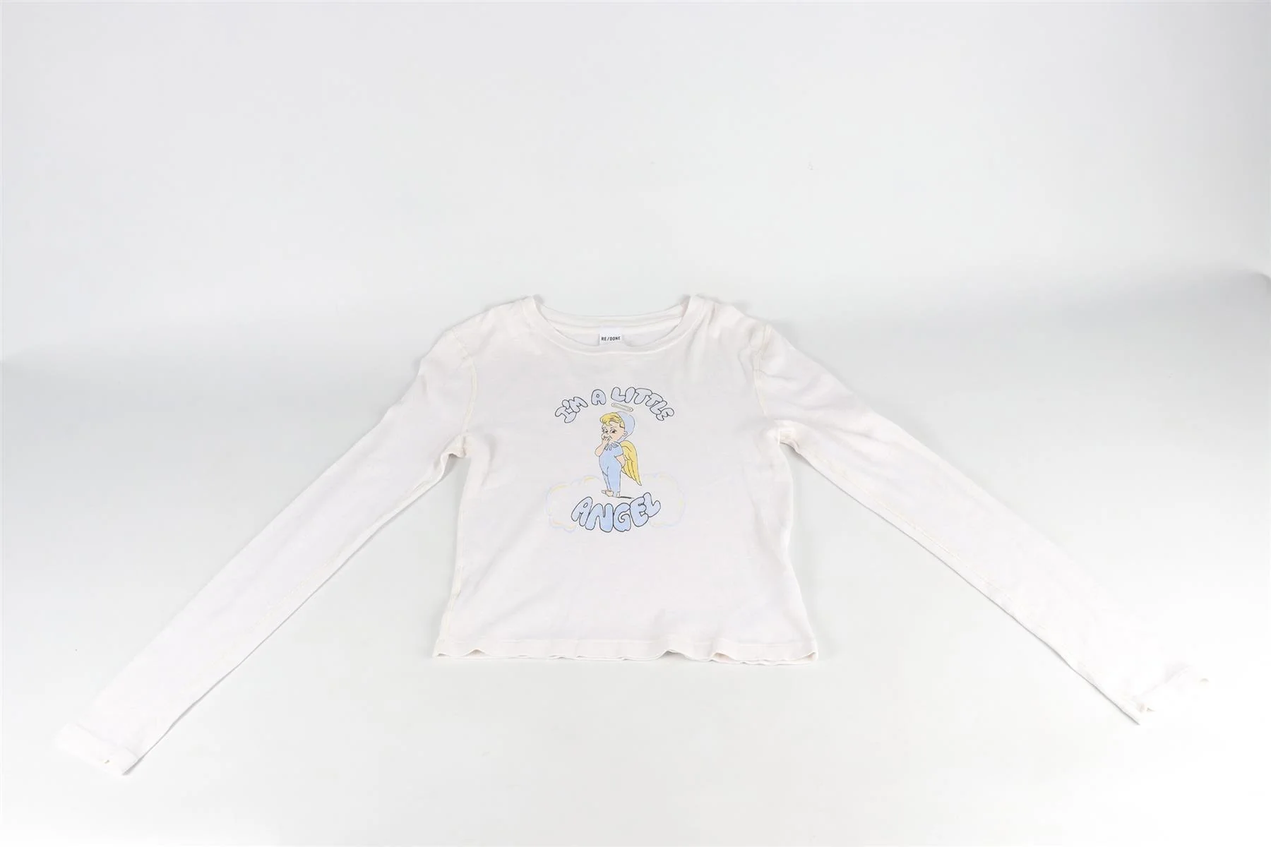 RE/DONE WHITE COTTON TOP SMALL - Image 2