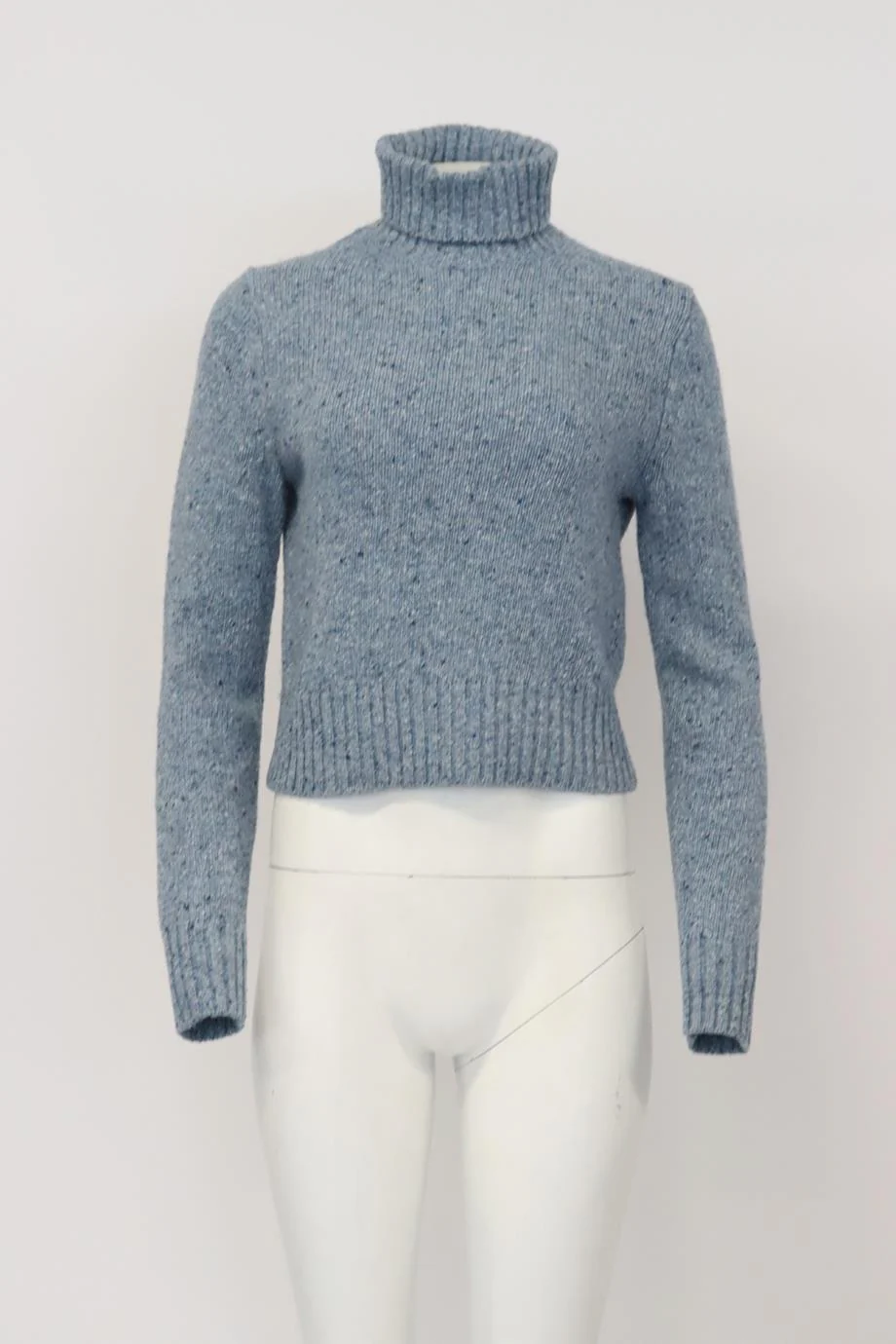 RE/DONE WOOL BLEND TURTLENECK SWEATER SMALL - Image 2