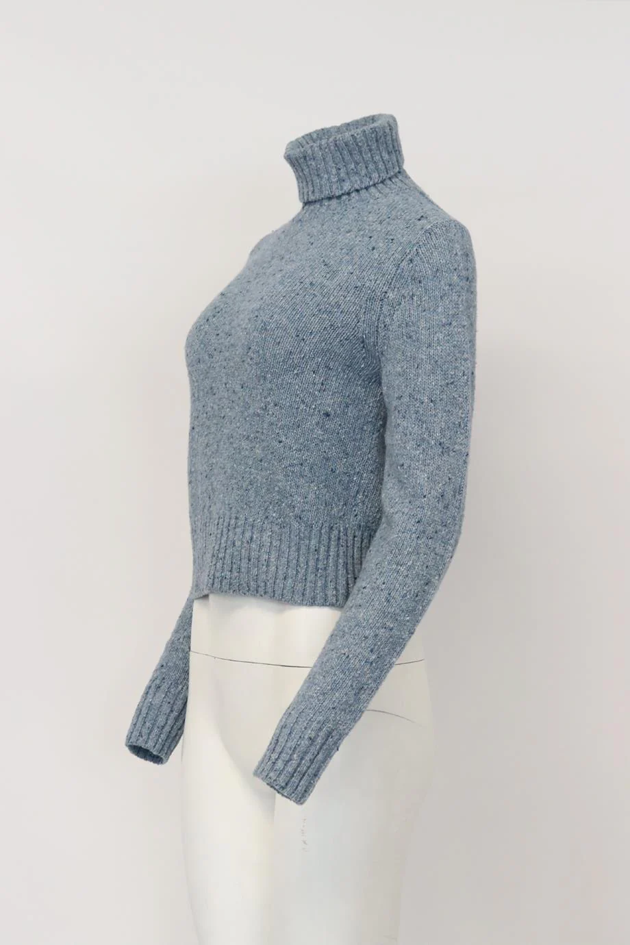 RE/DONE WOOL BLEND TURTLENECK SWEATER SMALL - Image 3