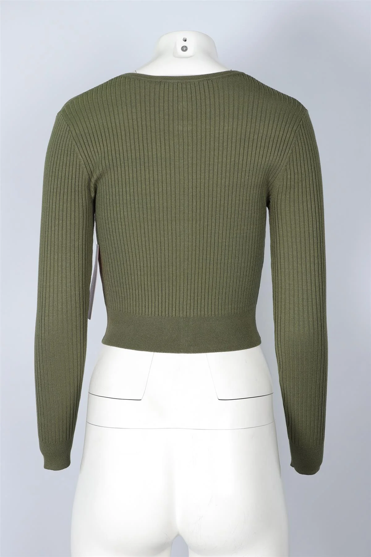 REALISATION PAR GREEN KNIT CARDIGAN XSMALL - Image 4
