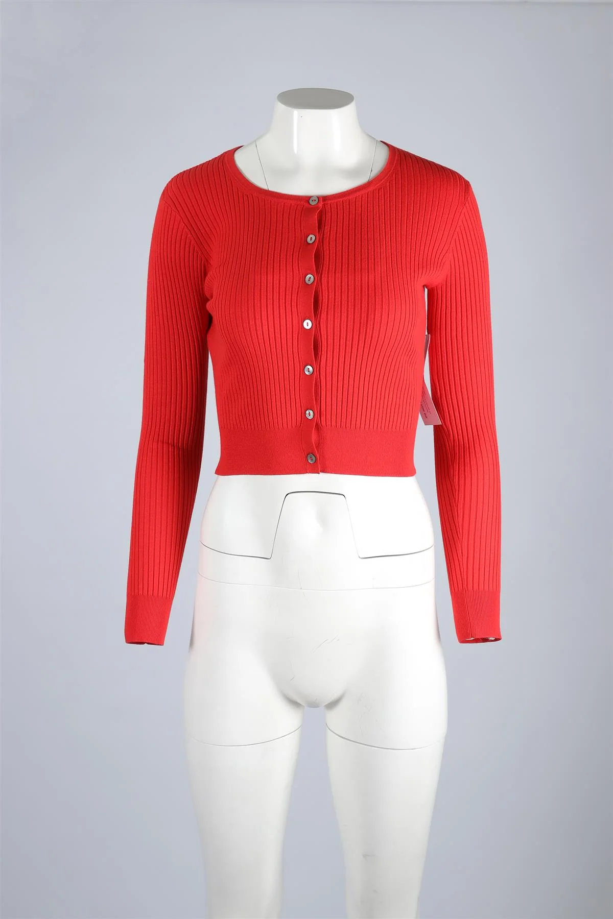 REALISATION PAR RED KNIT CARDIGAN XSMALL - Image 2