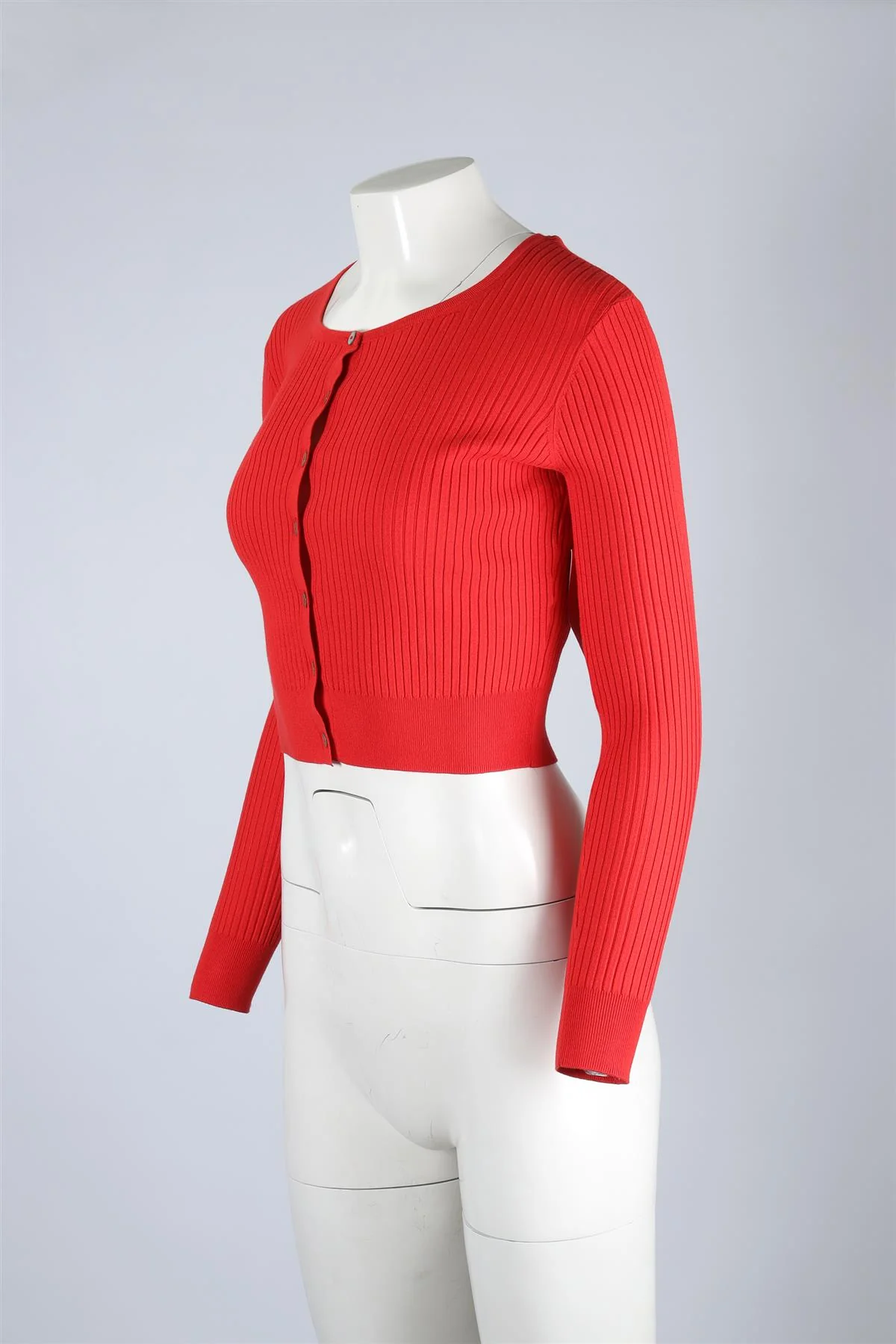 REALISATION PAR RED KNIT CARDIGAN XSMALL - Image 3