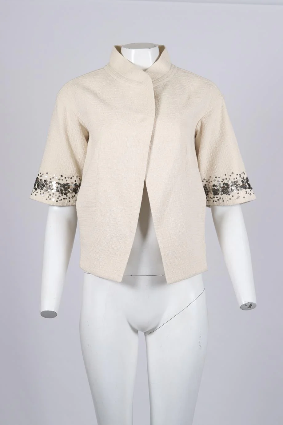 REBECCA TAYLOR COTTON JACKET US 0 UK 4 - Image 2