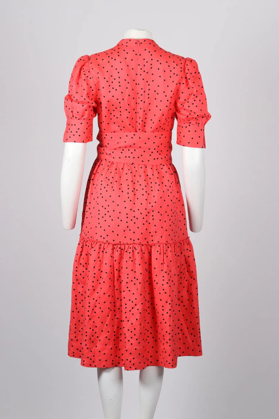 REBECCA VALLANCE LINEN BLEND MIDI DRESS UK 10 - Image 4