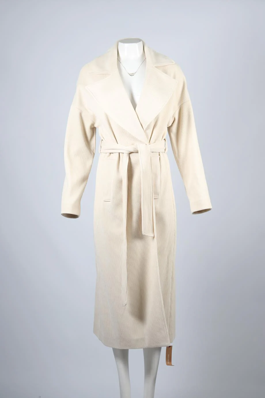 REFORMATION BELTED CORDUROY COAT SMALL - Image 2