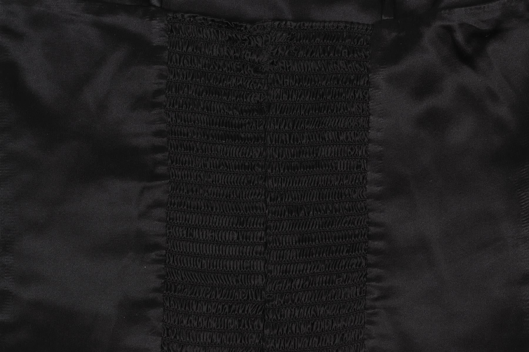 REFORMATION BLACK CROPPED SILK TOP US 0 UK 4 - Image 5