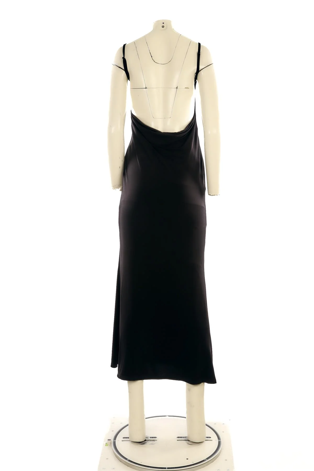 REFORMATION BLACK JERSEY MAXI DRESS SMALL - Image 4