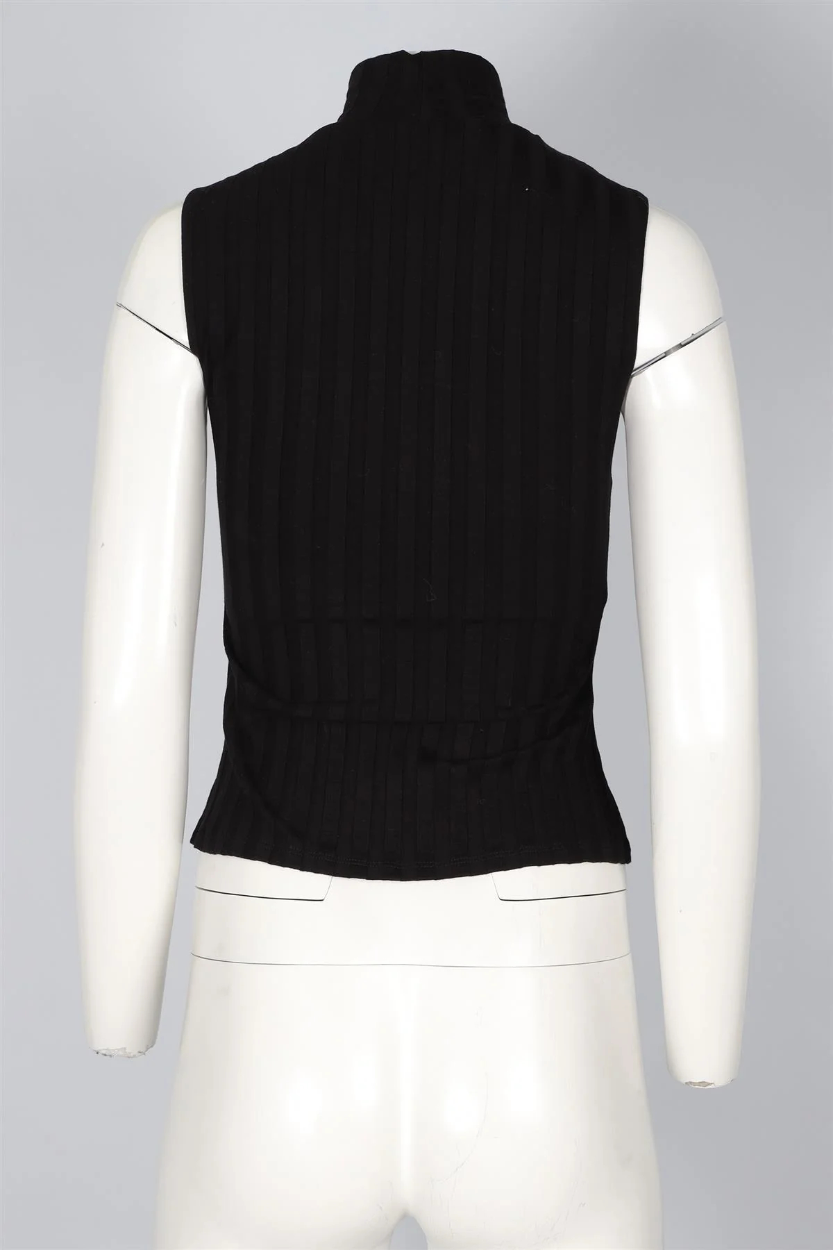 REFORMATION BLACK JERSEY TOP SMALL - Image 4