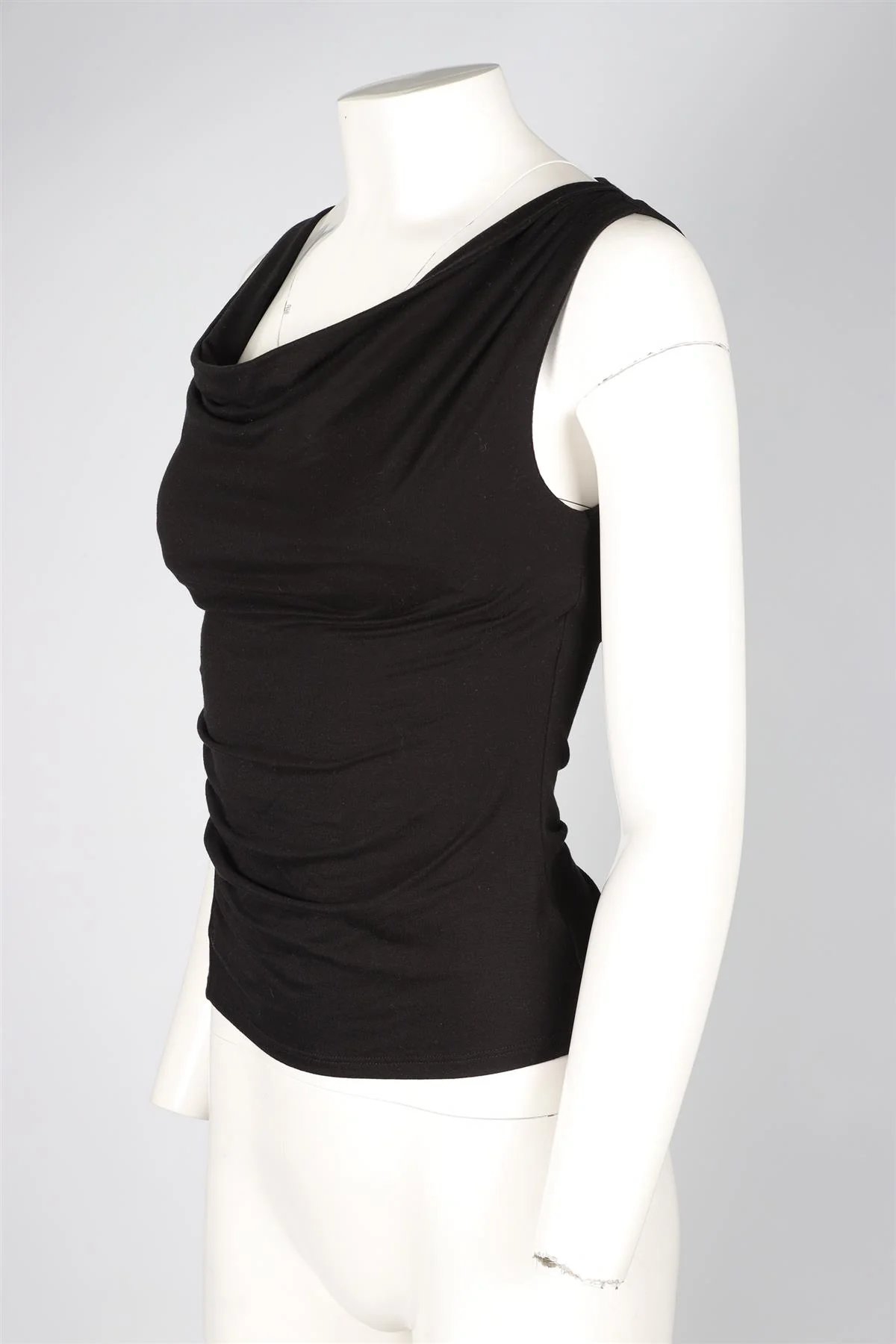 REFORMATION BLACK JERSEY TOP SMALL - Image 3