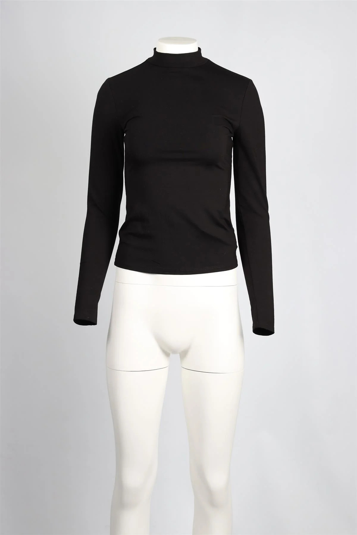 REFORMATION BLACK JERSEY TOP SMALL - Image 2