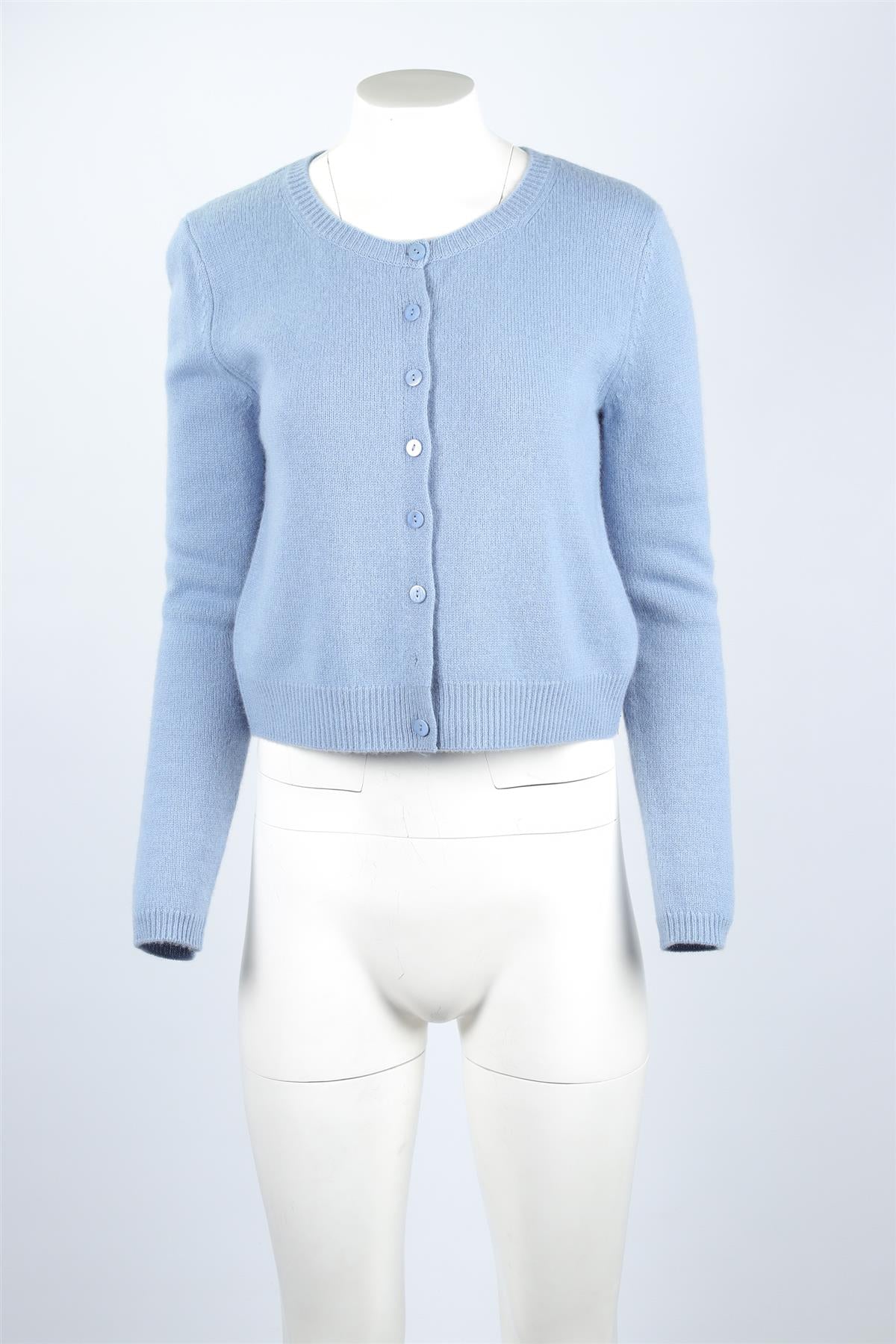 REFORMATION BLUE CASHMERE CARDIGAN SMALL - Image 2