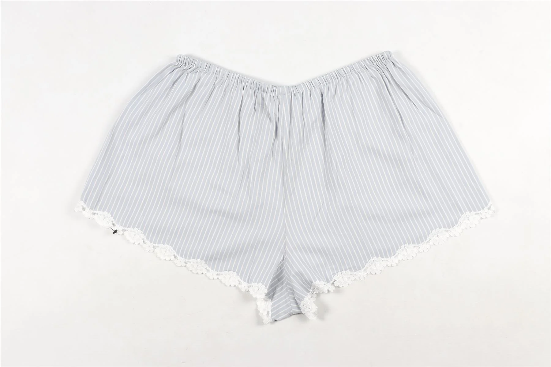 REFORMATION BLUE COTTON SHORTS SMALL - Image 4