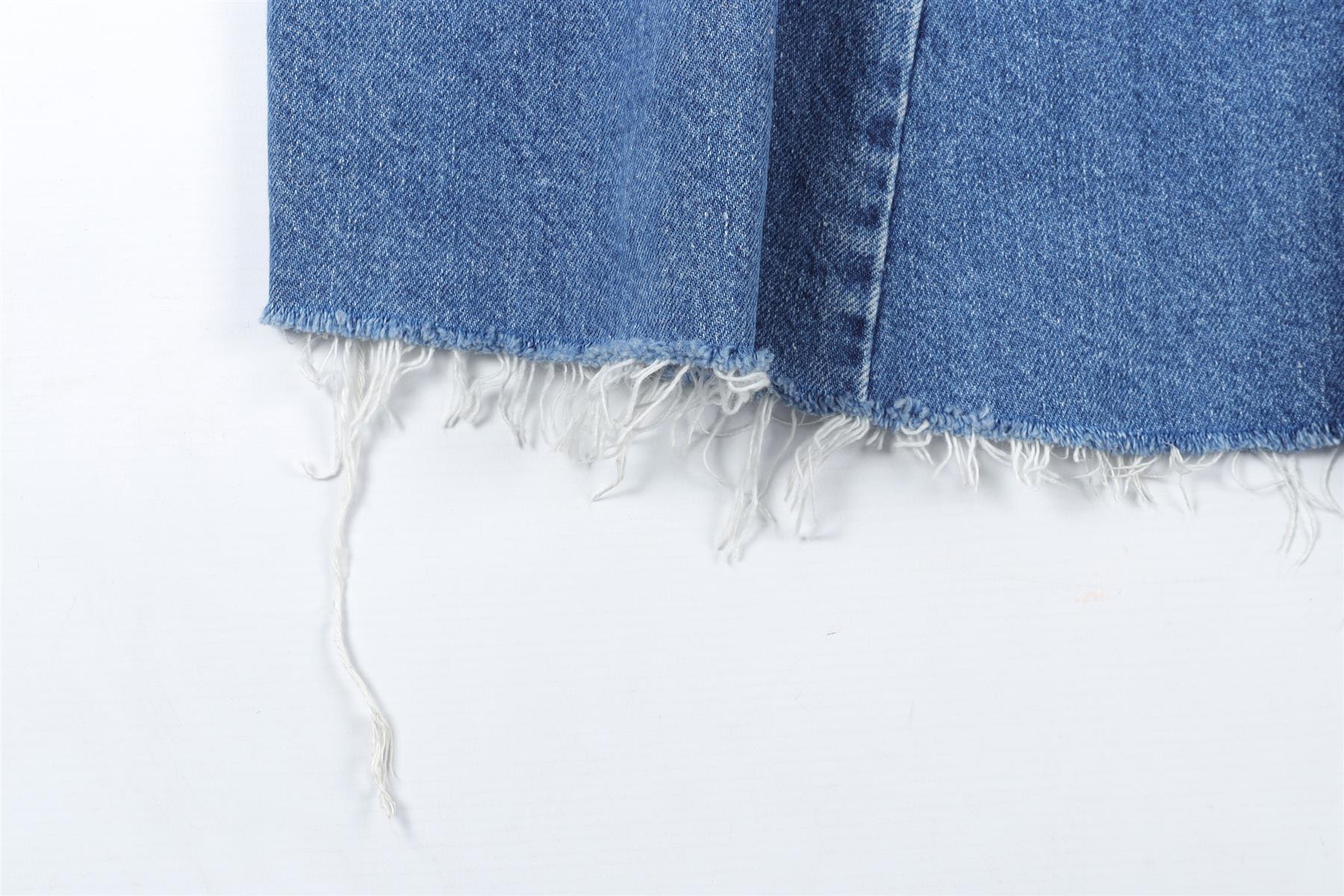 REFORMATION BLUE DENIM MAXI SKIRT W24 UK 6 - Image 5