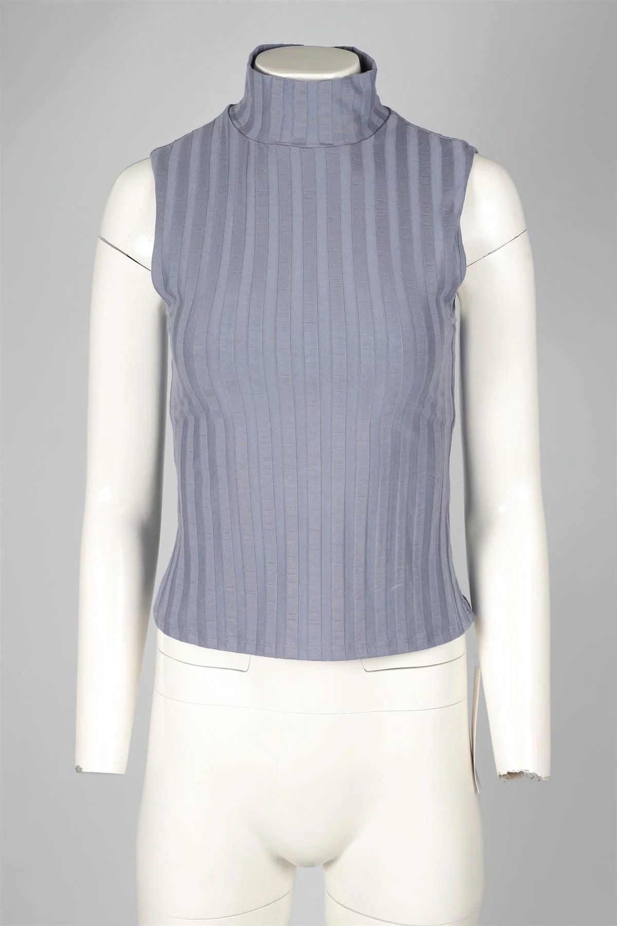 REFORMATION BLUE JERSEY TOP SMALL - Image 2