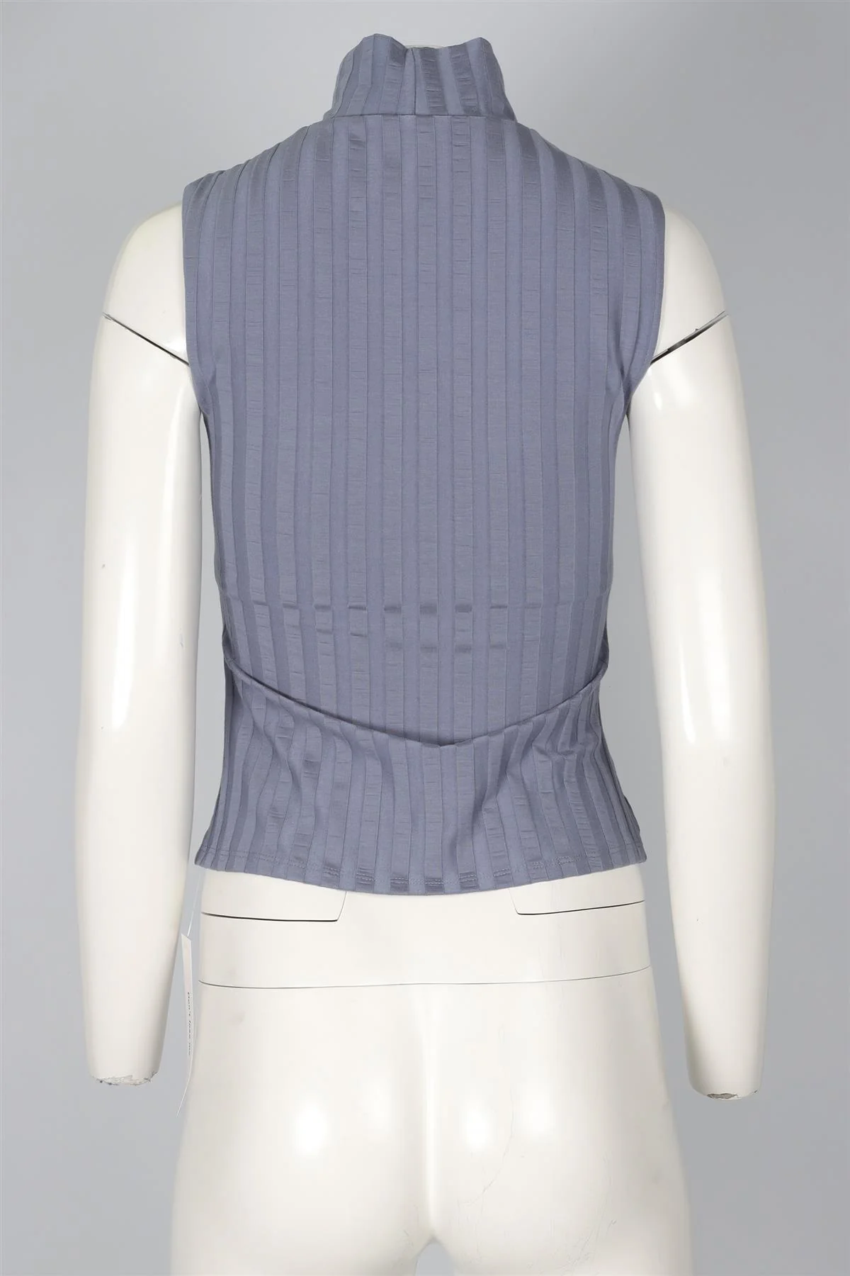REFORMATION BLUE JERSEY TOP SMALL - Image 4