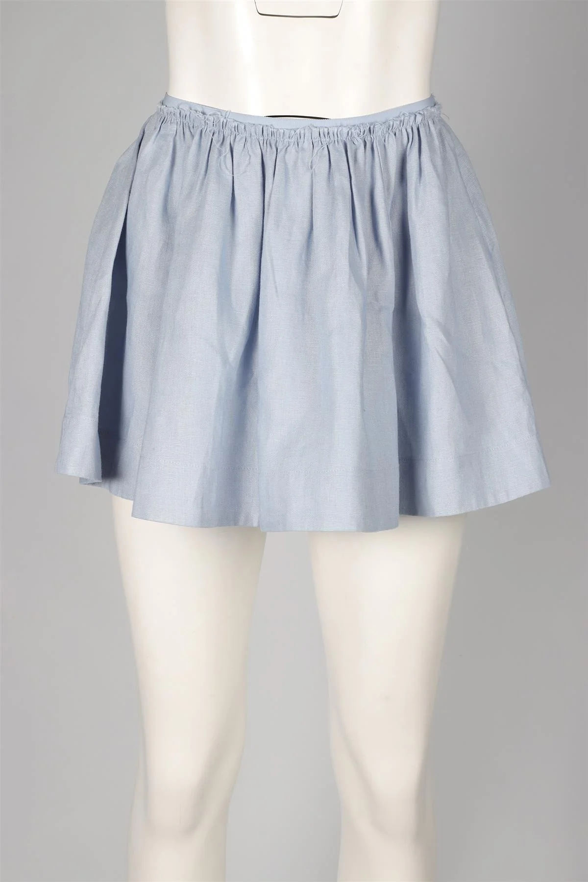 REFORMATION BLUE LINEN MINI SKIRT US 2 UK 6 - Image 2