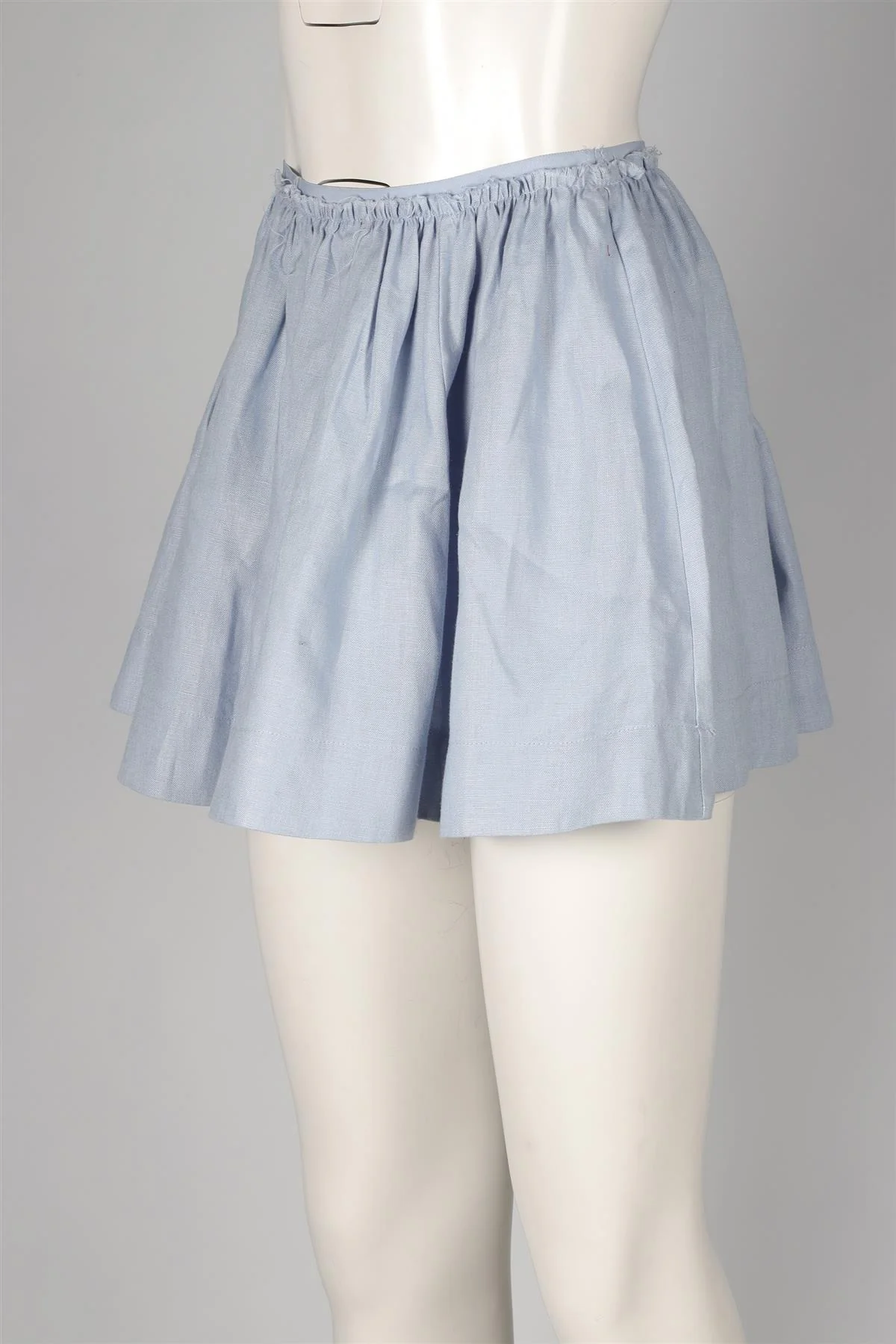 REFORMATION BLUE LINEN MINI SKIRT US 2 UK 6 - Image 3