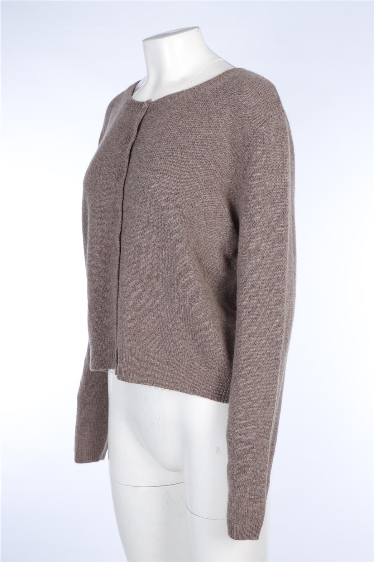 REFORMATION BROWN CASHMERE CARDIGAN XLARGE - Image 3