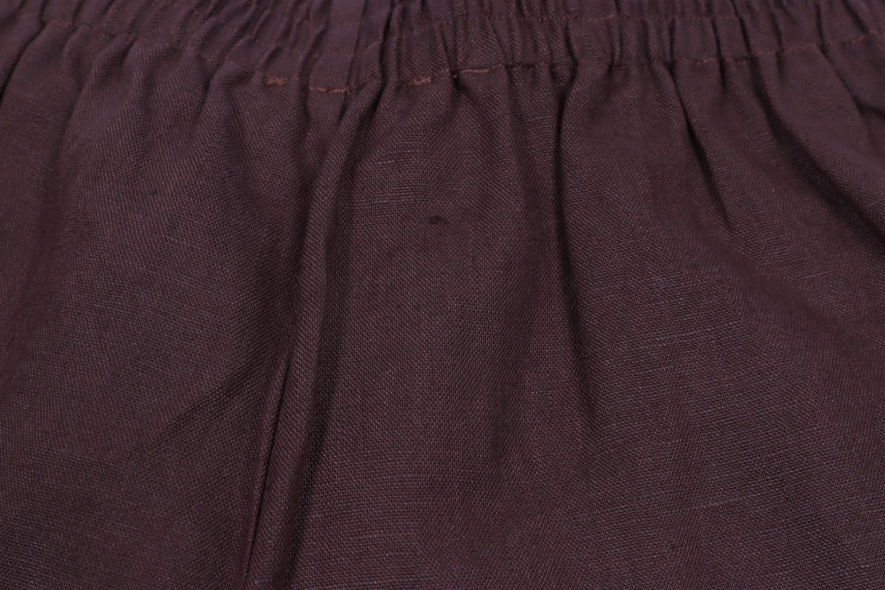 REFORMATION BROWN LINEN SHORTS XSMALL - Image 5