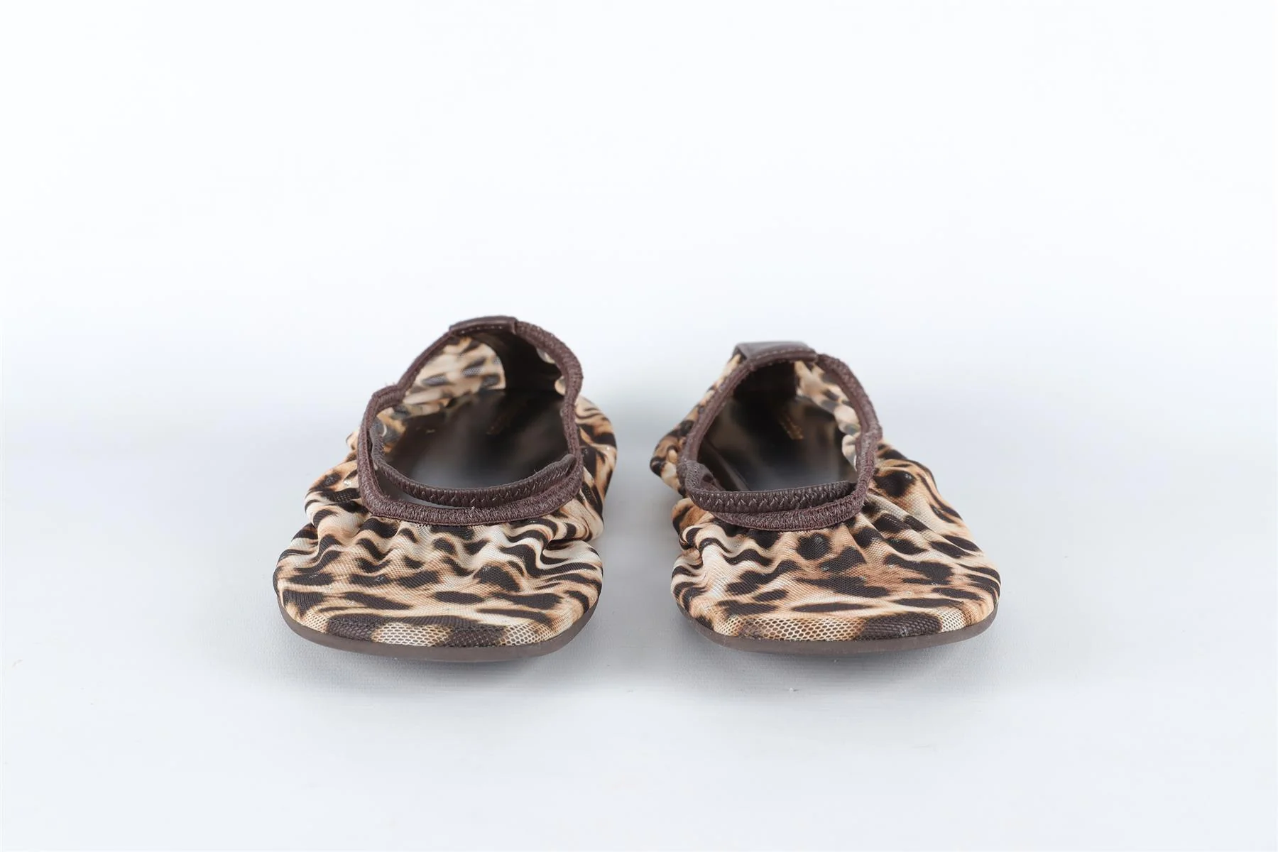 REFORMATION BROWN MESH BALLET FLATS EU 38 UK 5 US 8 - Image 3