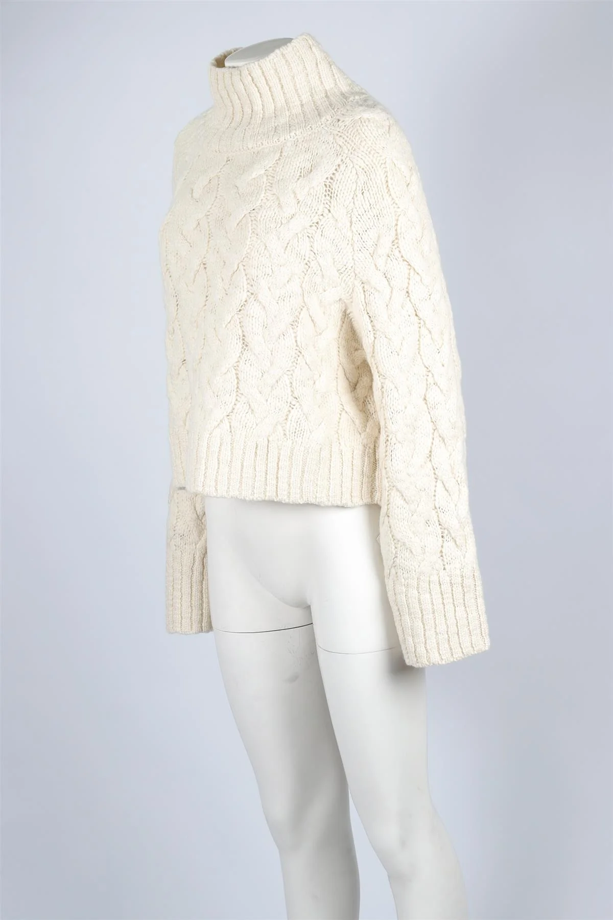 REFORMATION CREAM WOOL SWEATER LARGE - Image 3