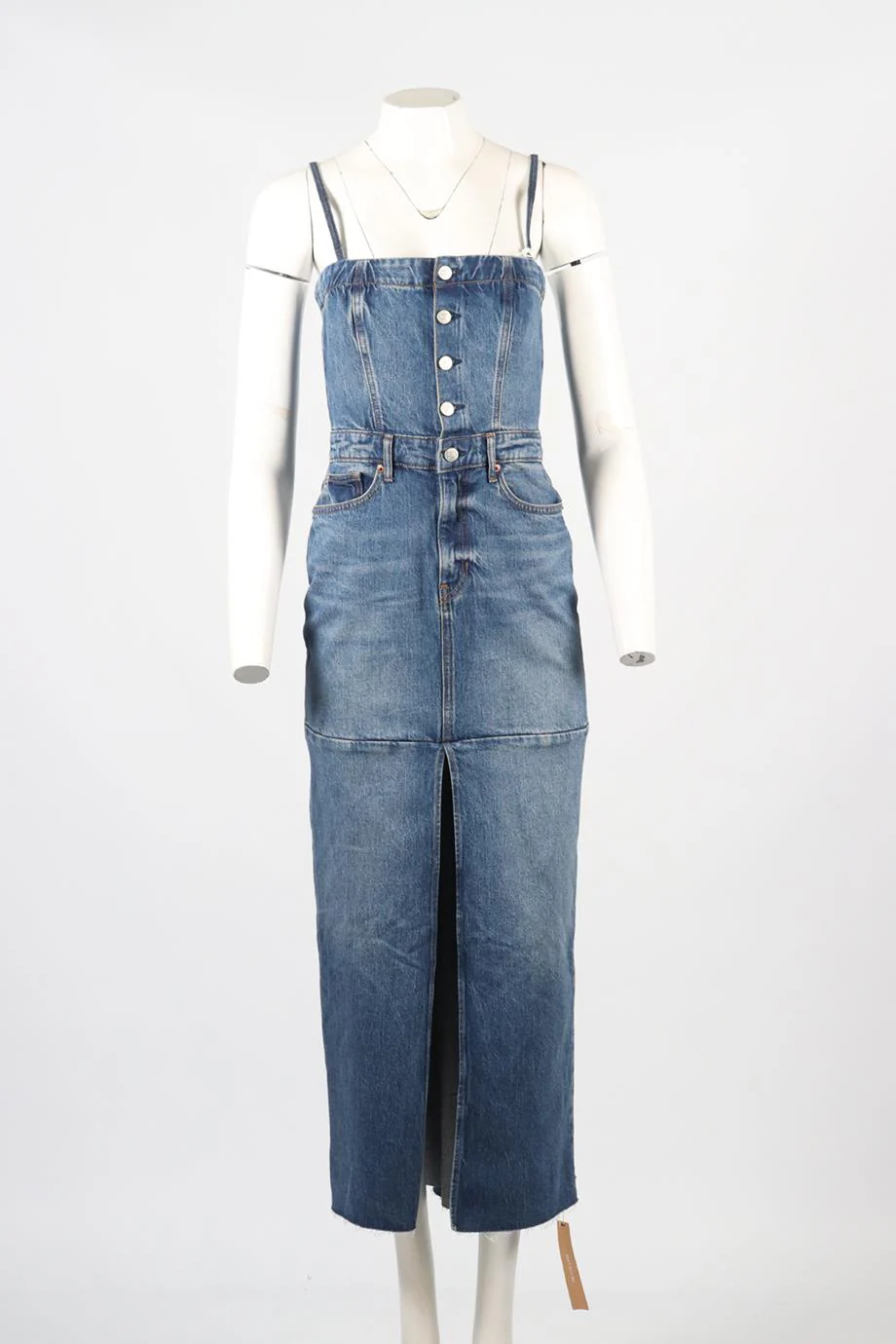 REFORMATION DENIM MAXI DRESS US 2 UK, 6 - Image 2