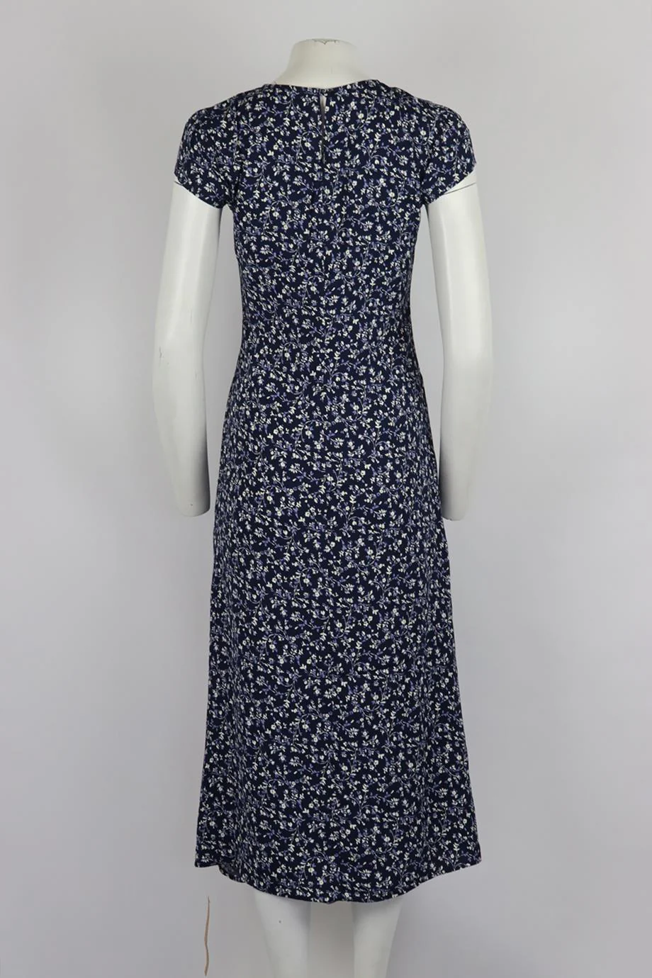 REFORMATION FLORAL PRINT CREPE MIDI DRESS US 4 UK 8 - Image 4