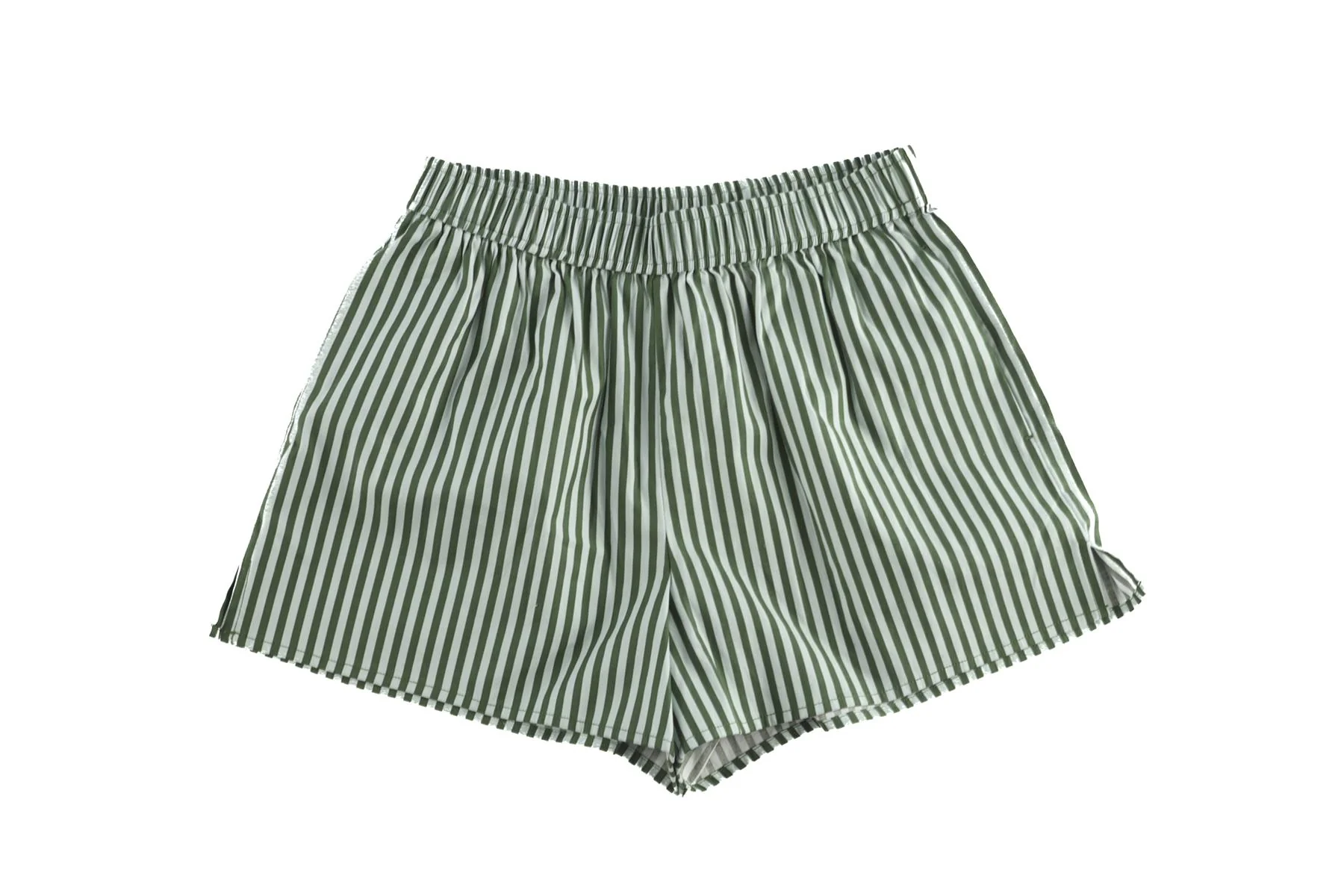 REFORMATION GREEN COTTON SHORTS XS - Image 2