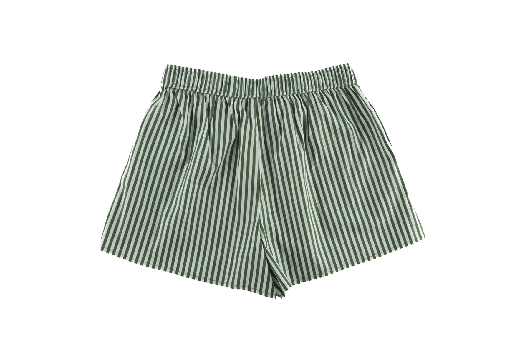 REFORMATION GREEN COTTON SHORTS XS - Image 4