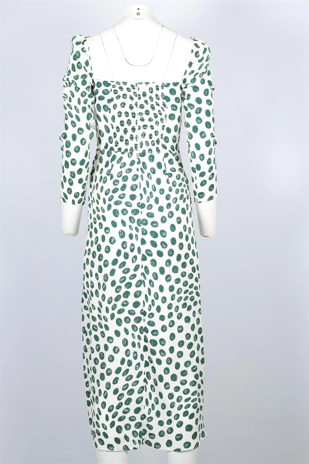 Reformation Green Crepe Midi Dress US 2 UK 6 - Image 4