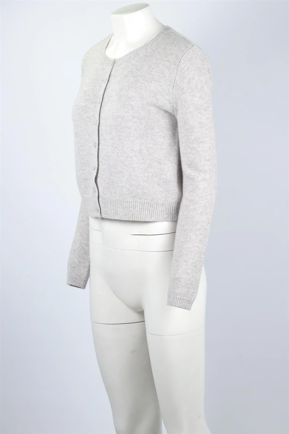 REFORMATION GREY CASHMERE CARDIGAN SMALL - Image 3