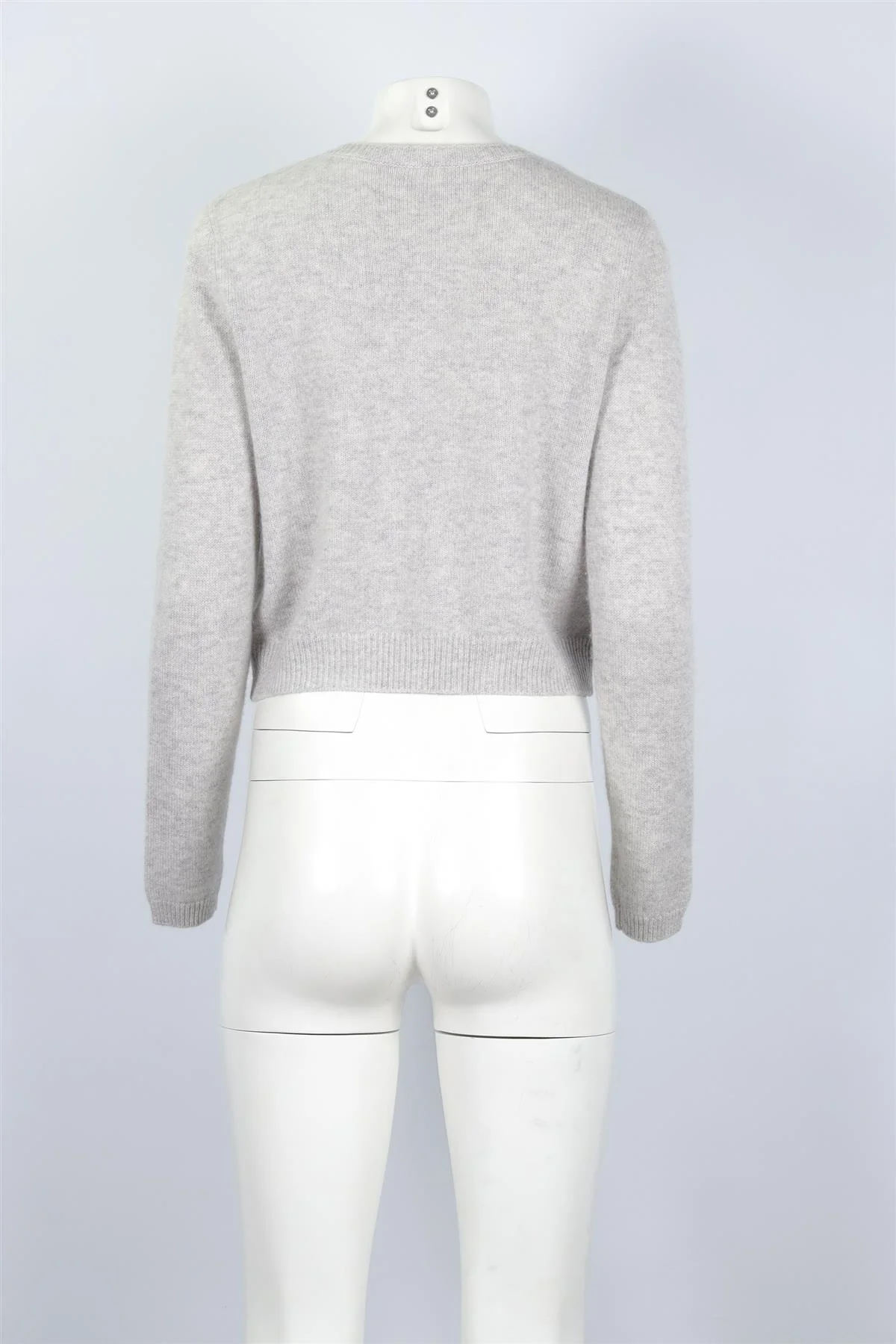 REFORMATION GREY CASHMERE CARDIGAN SMALL - Image 4