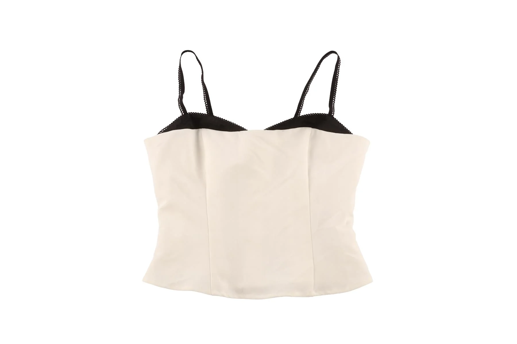 REFORMATION IVORY CREPE TOP US 2 UK 6 - Image 2