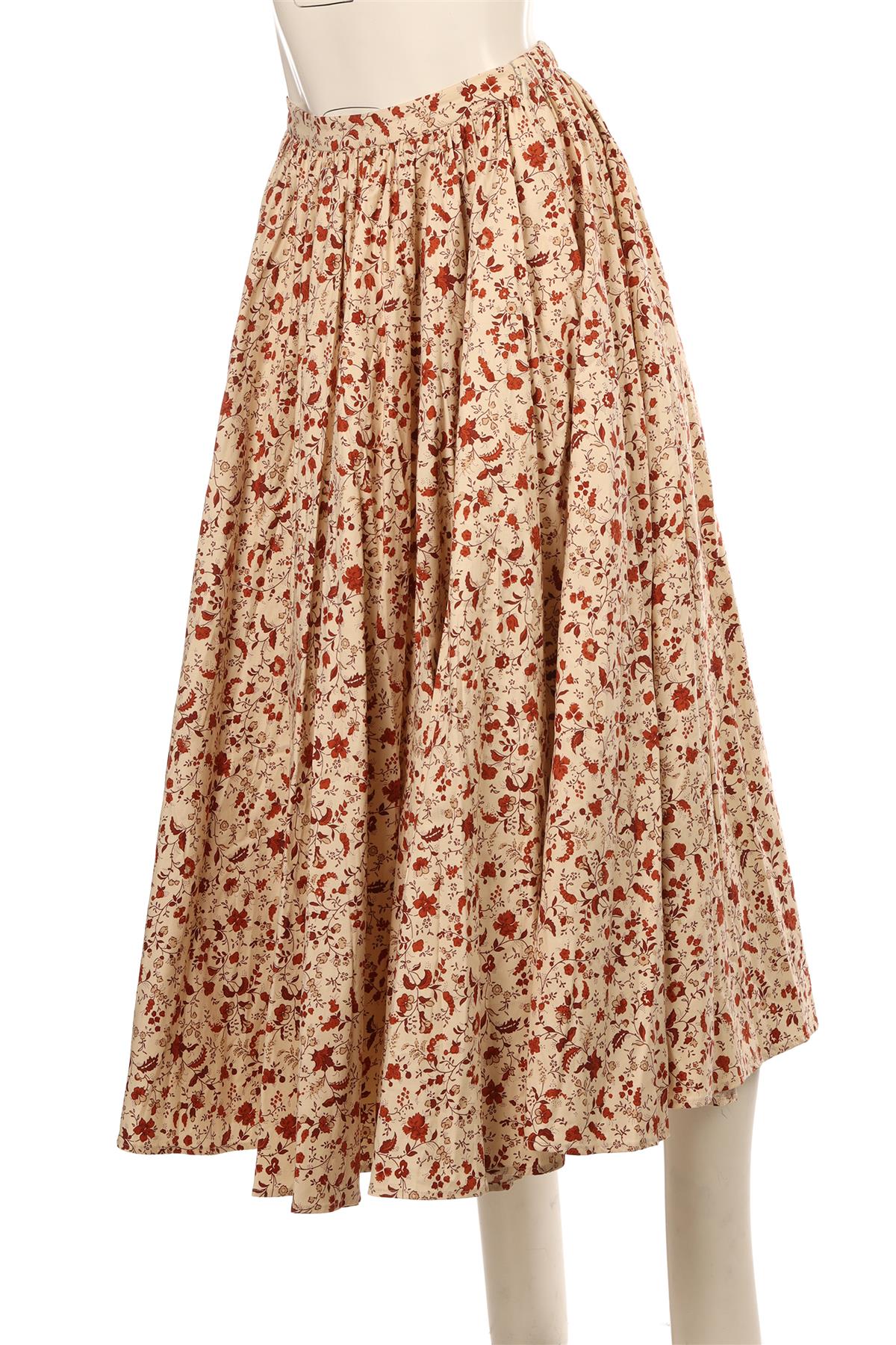 REFORMATION + KACEY MUSGROVES MULTI COTTON MAXI SKIRT US 2 UK 6 - Image 2