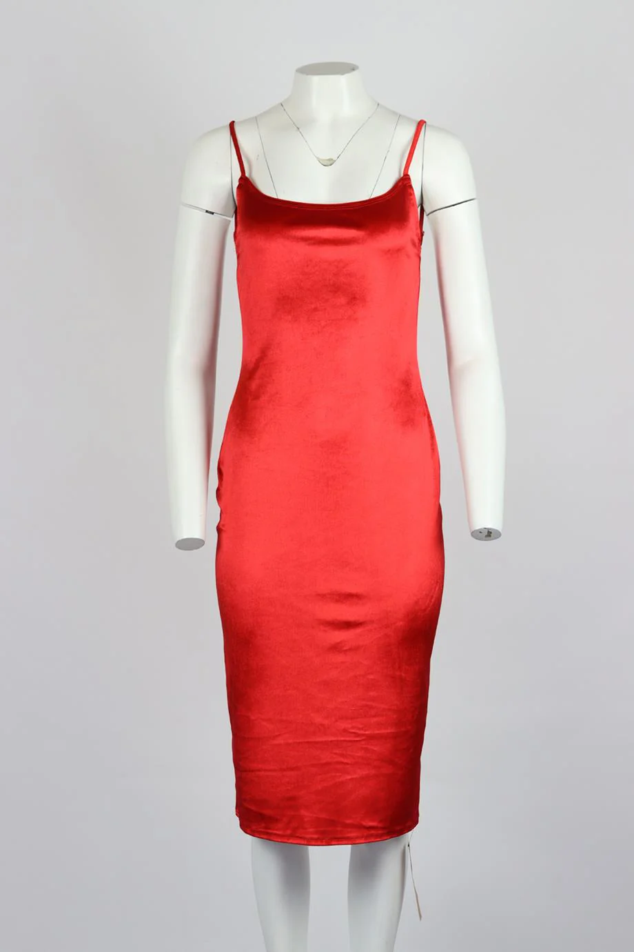 REFORMATION LOW BACK VELVET MIDI DRESS SMALL - Image 2