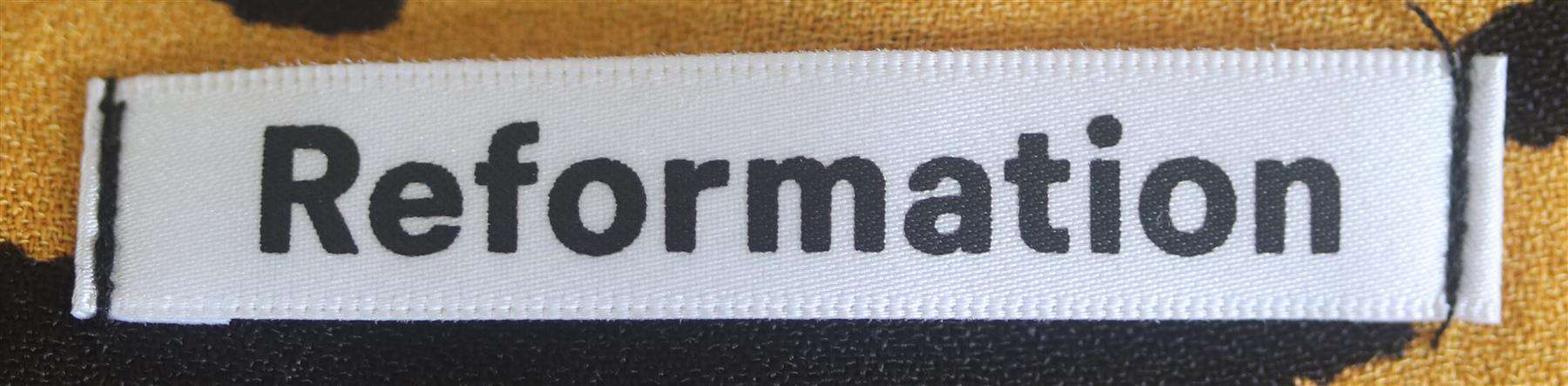 REFORMATION MARLOWE ZEBRA PRINT CREPE MINI DRESS MEDIUM - Image 4