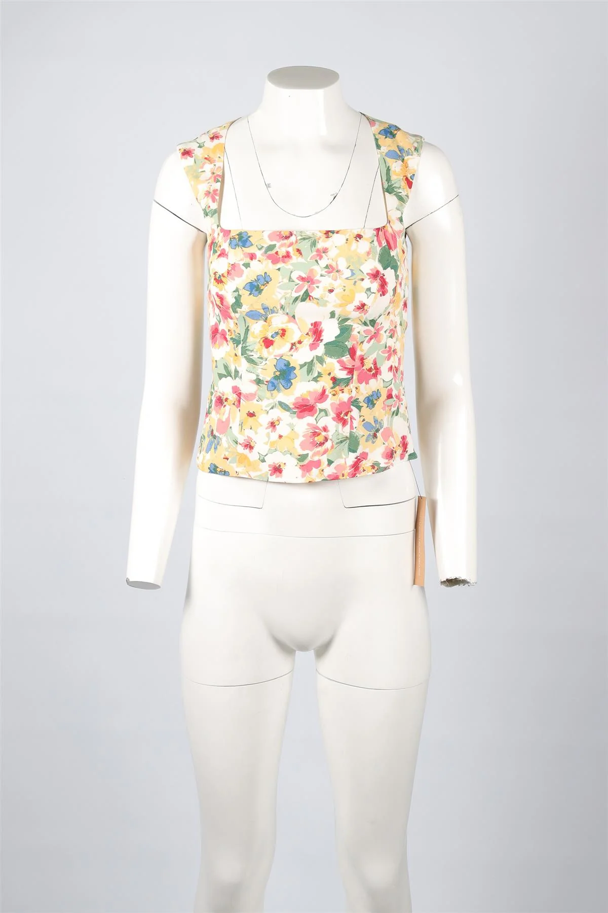 REFORMATION MULTI CREPE TOP US 2 UK 6 - Image 2