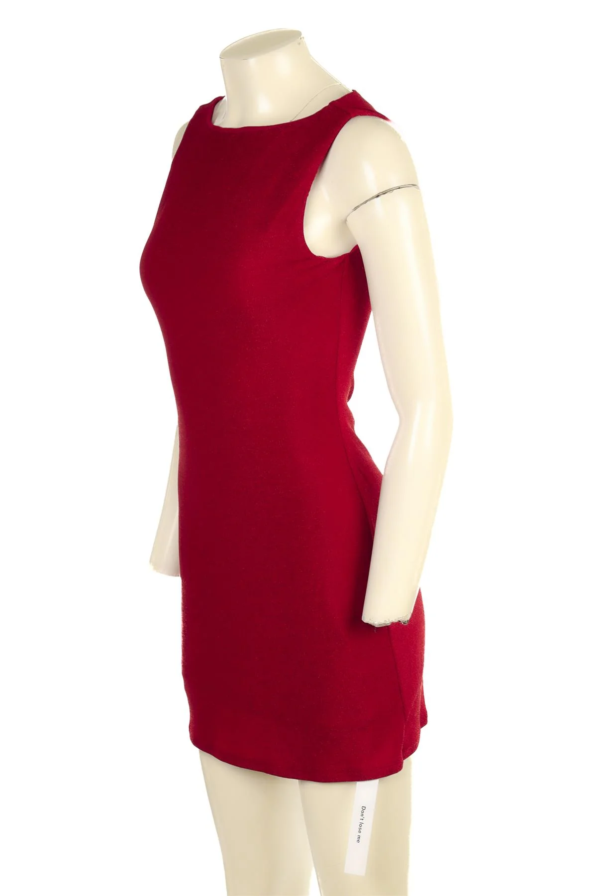 REFORMATION RED JERSEY MINI DRESS SMALL - Image 3