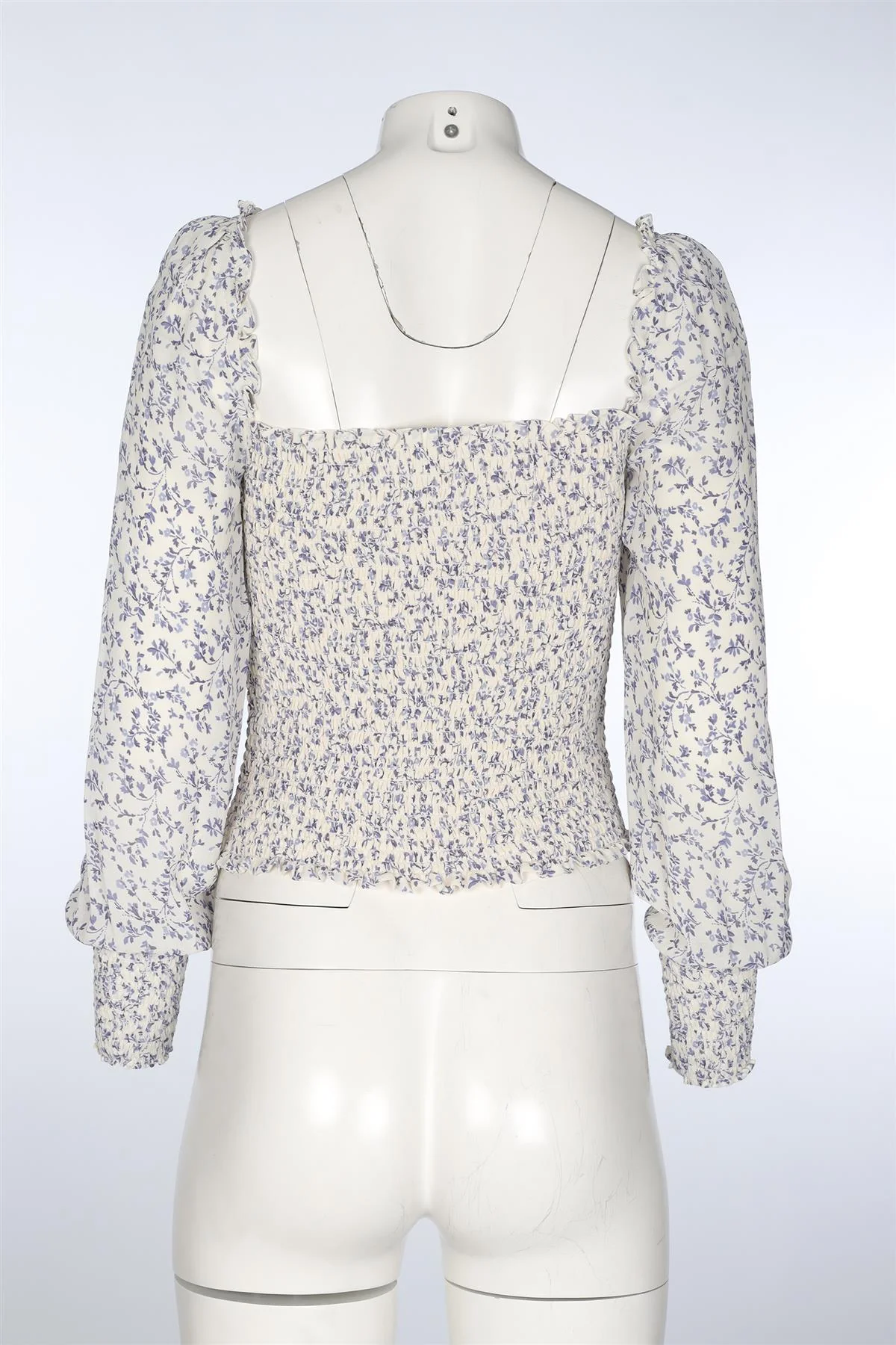 REFORMATION WHITE CREPE TOP SMALL - Image 4