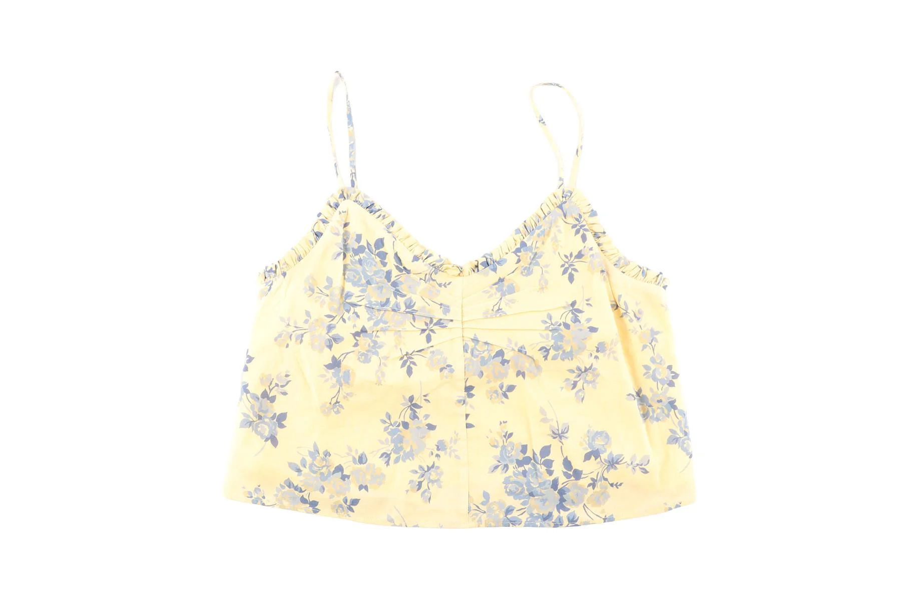 REFORMATION YELLOW CREPE TOP US 2 UK 6 - Image 2