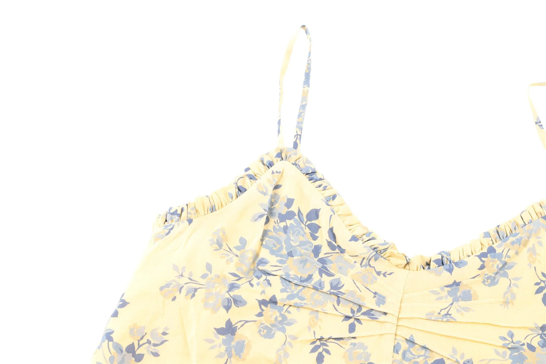 REFORMATION YELLOW CREPE TOP US 2 UK 6 - Image 3
