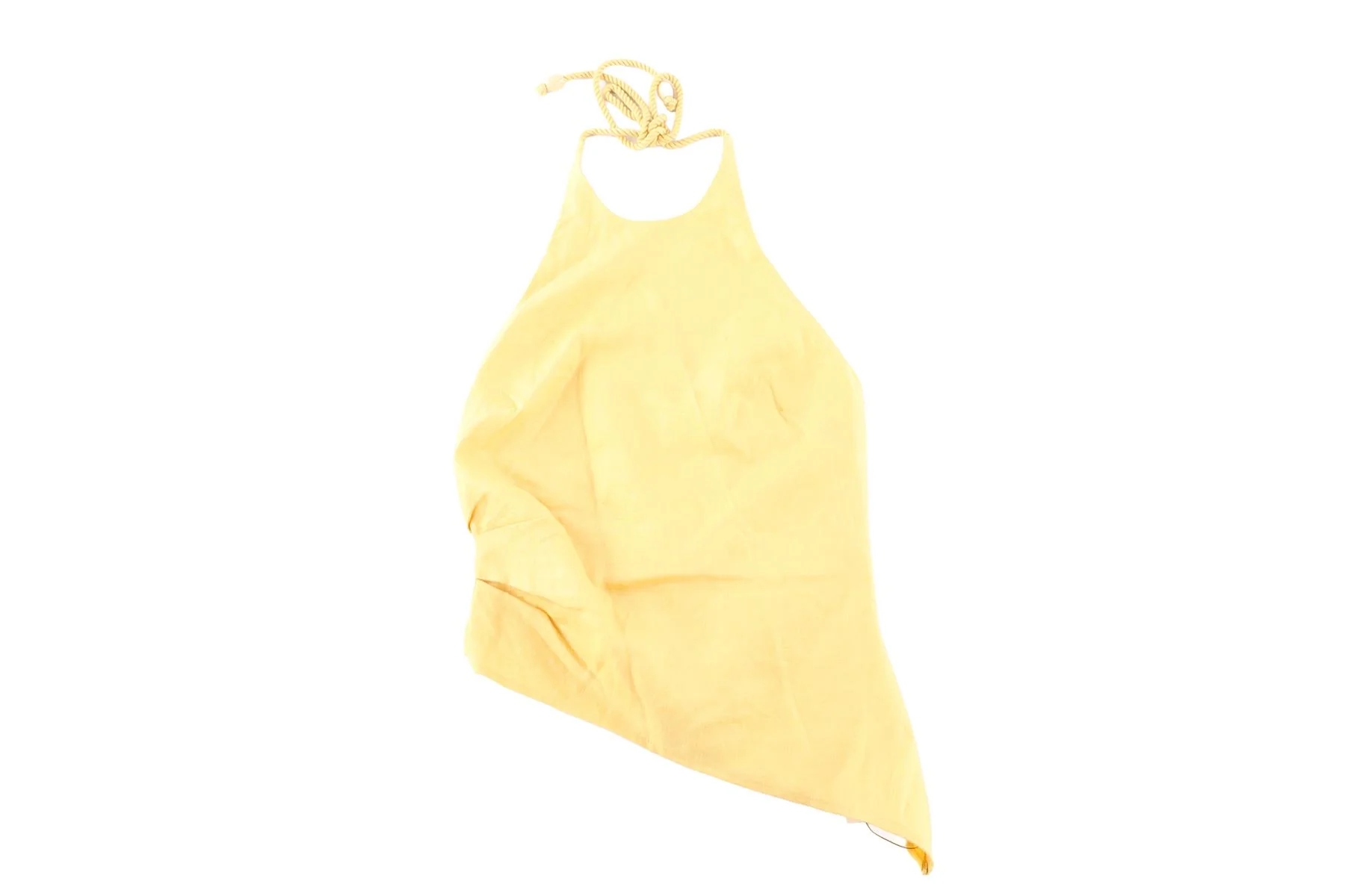 REFORMATION YELLOW LINEN TOP US 4 UK 8 - Image 2